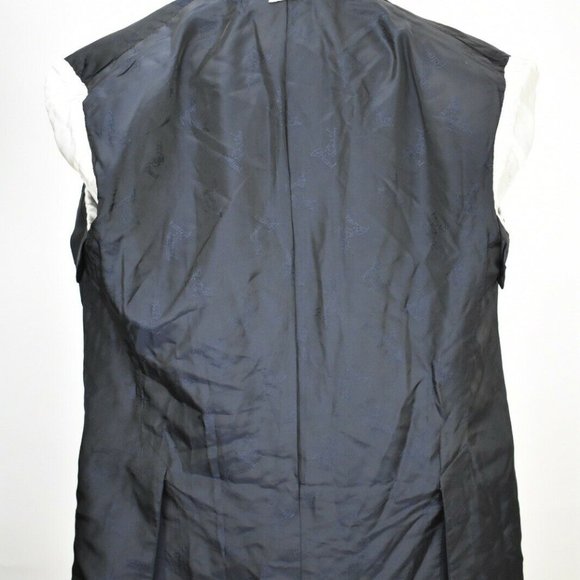 42L Brioni Navy Blue Gold Button Sport Coat Blazer - Picture 4 of 7